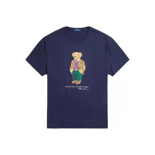 Acne Studios Sneakers Skateboarding Skateboarding Skateboard Shoes Men Custom Slim Fit Polo Bear Jersey T-Shirt T-Shirt Men's Marine Blue