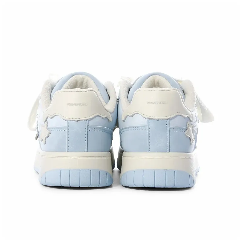 KAAVER OTTO Skateboard Shoes Women's Low Top White-32
