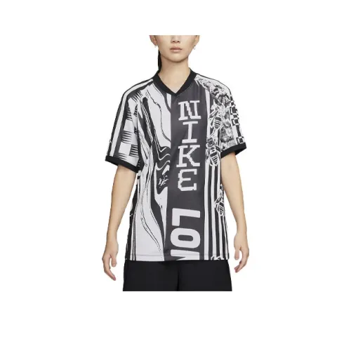 Nike SS24 Culture Of Football T Shirt Unisex Black White