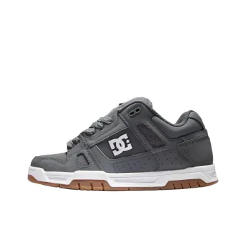 DC Shoes Low Top Skateboard Shoes Men's Gray