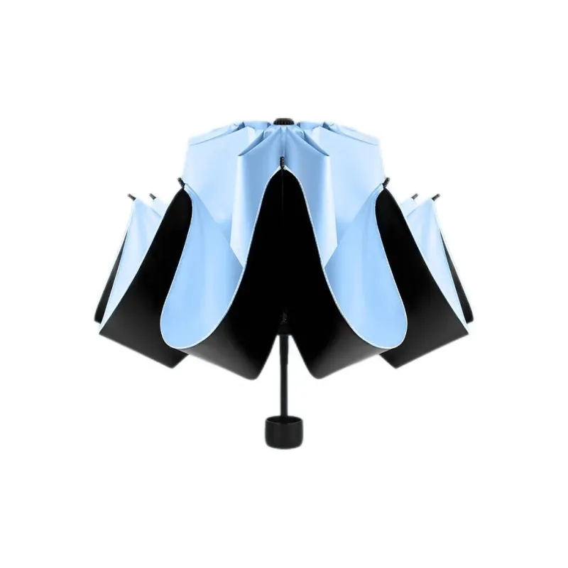 FEINUO Manual Model Sunny And Rainy Dual Use Umbrella Foldable Thickened Vinyl Sun Protection Canopy-2