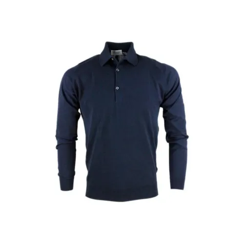JOHN SMEDLEY Bradwell Long Sleeved Polo Shirt