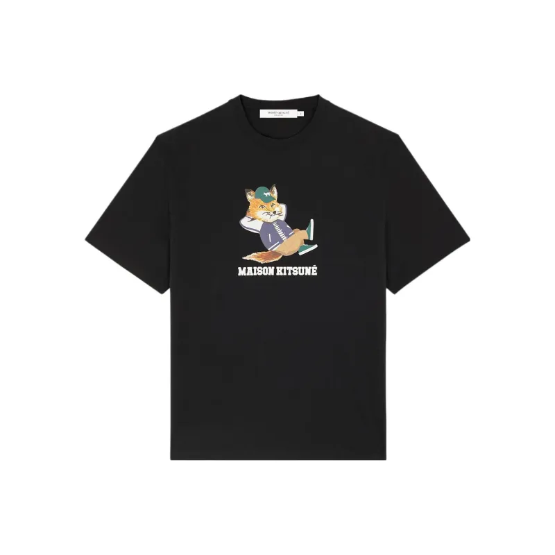Maison Kitsune T Shirts Men Black-0