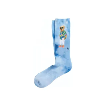 Polo Ralph Lauren SS24 Knee High Socks Men's 1 Pack Blue