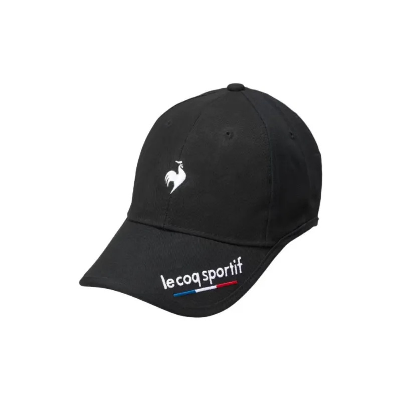 Le Coq Sportif Cotton Baseball Caps Unisex Black-0