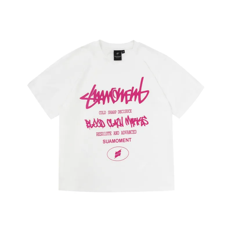 Suamoment Sports Casual Heavyweight Short Sleeved T Shirts Unisex-8