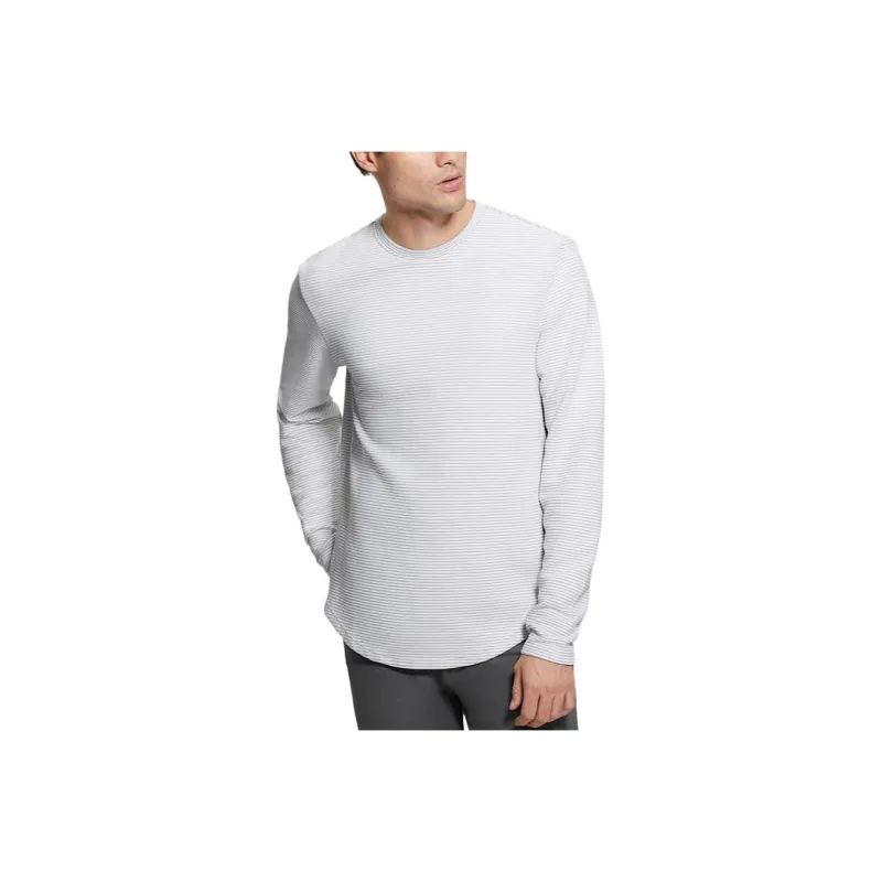 GUESS SS24 Colima Striped Tee T-Shirt Men's White-0