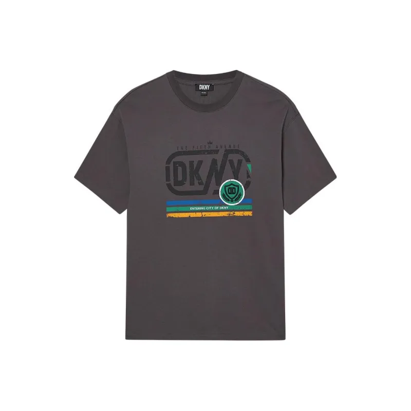 DKNY T-Shirts Men Dark Gray-0