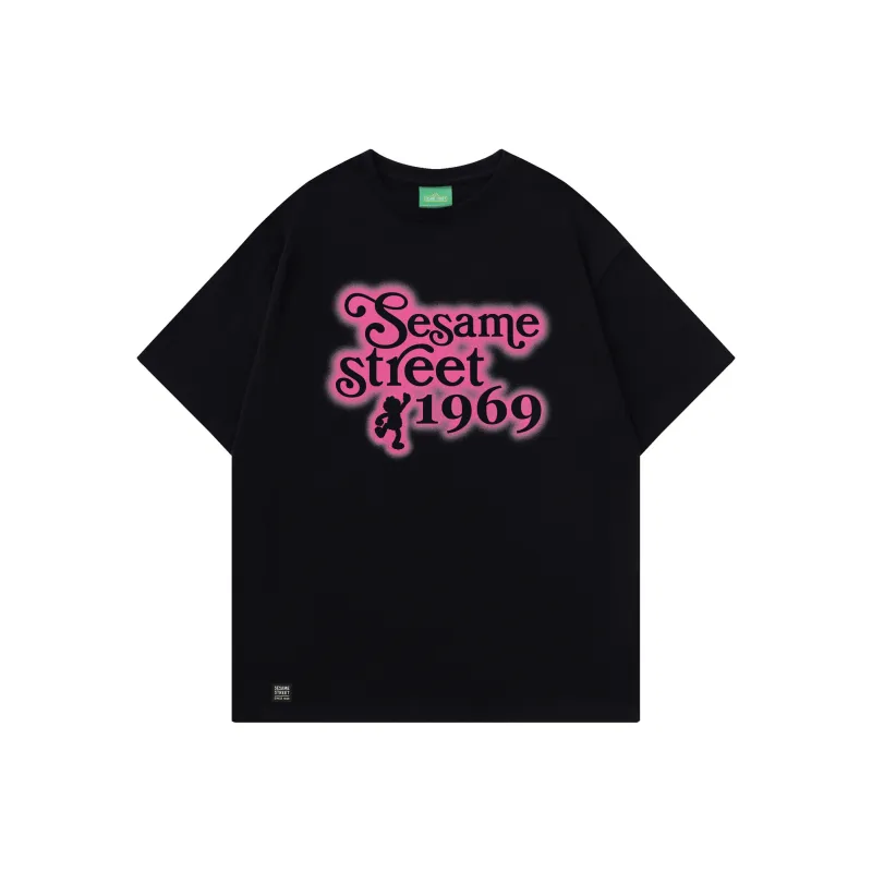 SESAME STREET Drop Shoulder Sleeve T Shirt Unisex-4