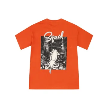 New Era SS22 T Shirt Unisex Orange Red