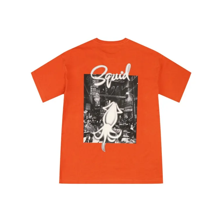 New Era SS22 T Shirt Unisex Orange Red-0