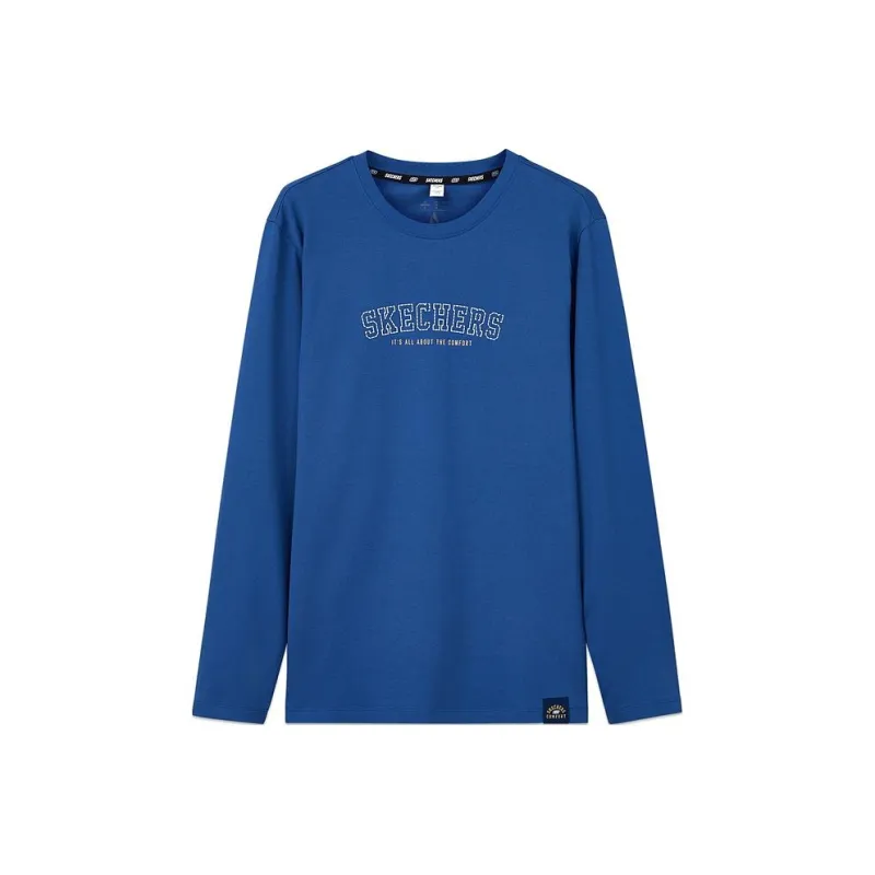 Skechers T Shirt Men's Light Cobalt Blue-0