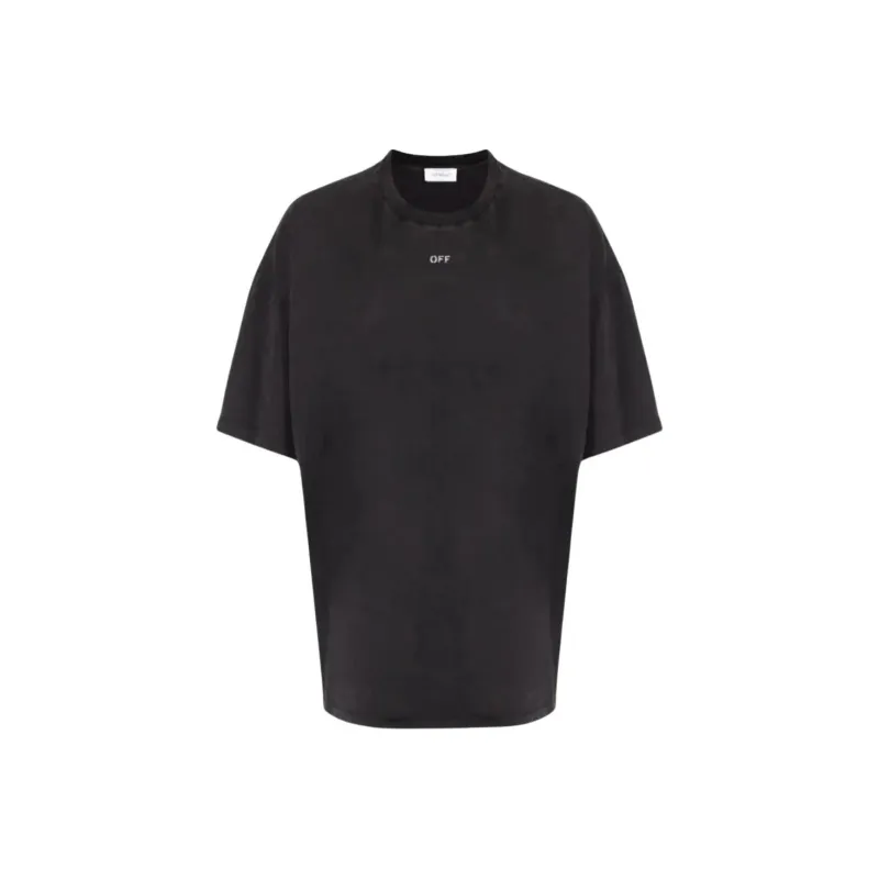 OFF WHITE Caravaggio Painting Print Cotton T Shirt-0