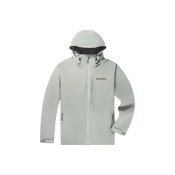Columbia Hiking Waterproof And Warm Windbreaker Jacket Men's Light Green