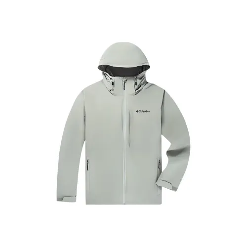 Columbia Hiking SUPERFIT And Warm Windbreaker Jacket Men's Light Green