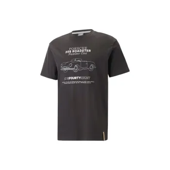 PUMA Porsche Legacy 356 Roadster T Shirt Men's Black