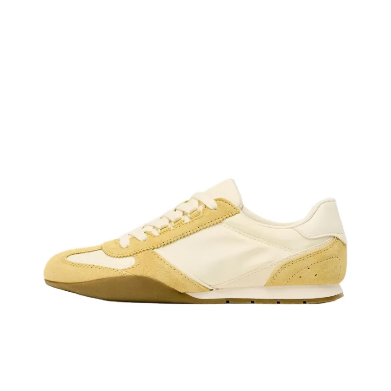 ZARA Low Top Casual Shoes Women's Yellow-0