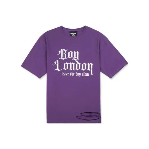 Boy London T Shirts Men Purple
