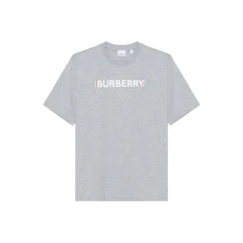 Burberry T Shirts Men Gray