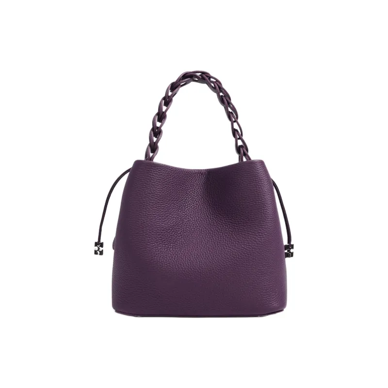 COURONNE Top Grain Cow Leather Handbag Women's Multicolor-4