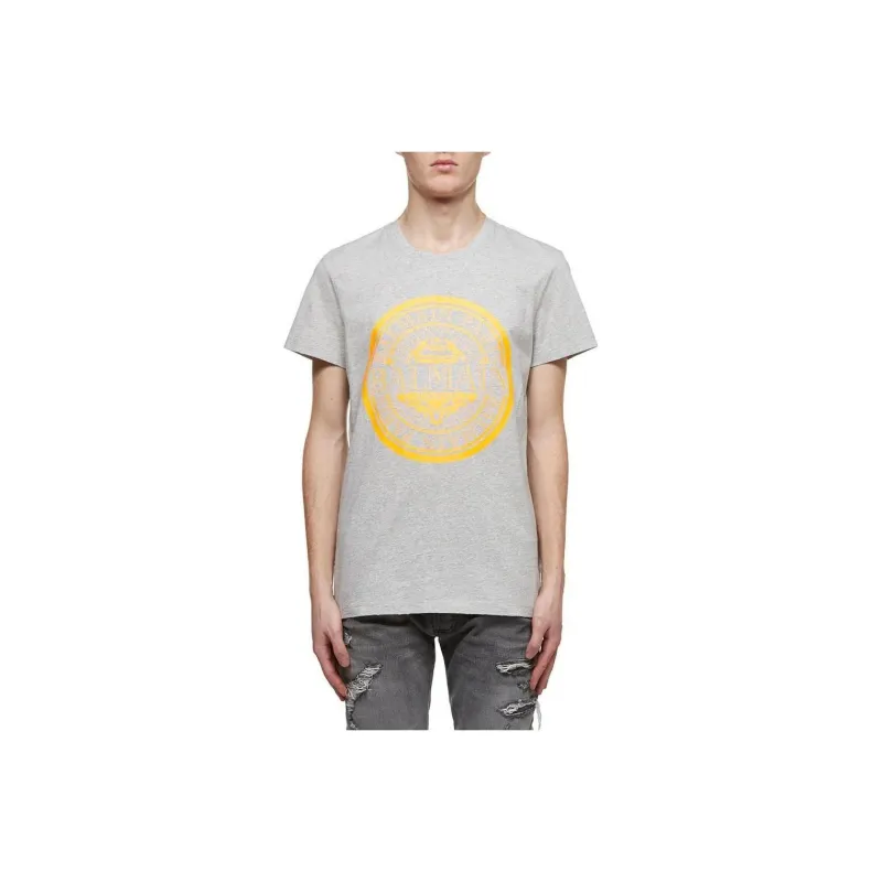 BALMAIN T Shirts Men Gray-0