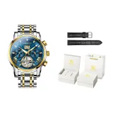 Steel Band Blue Dial