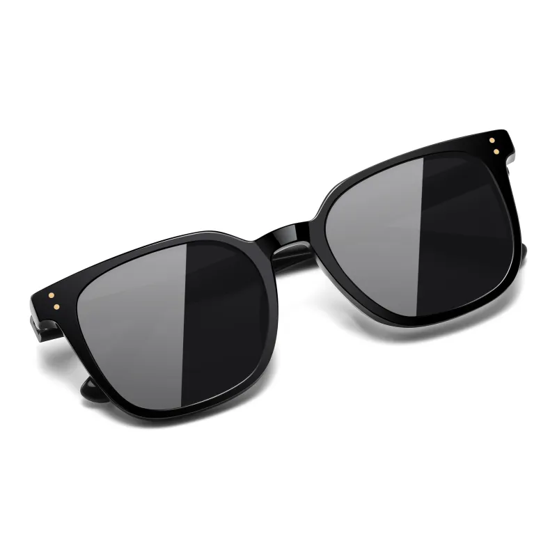 HLA Plate Frame Square Sunglasses Unisex-5