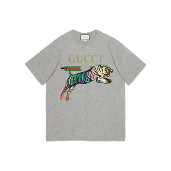 GUCCI T-Shirts Men Gray