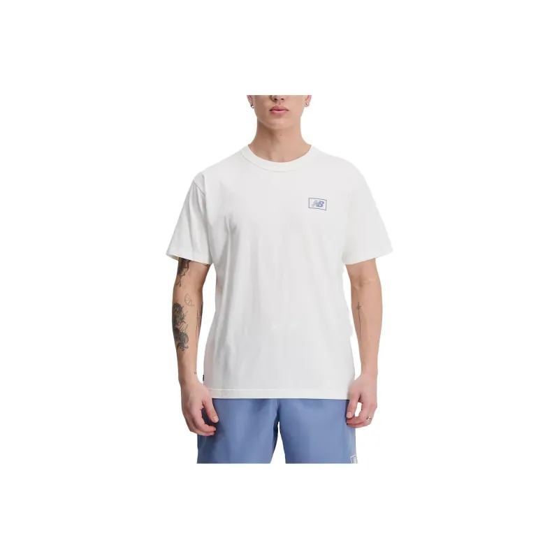 New Balance T-Shirts Men White-0