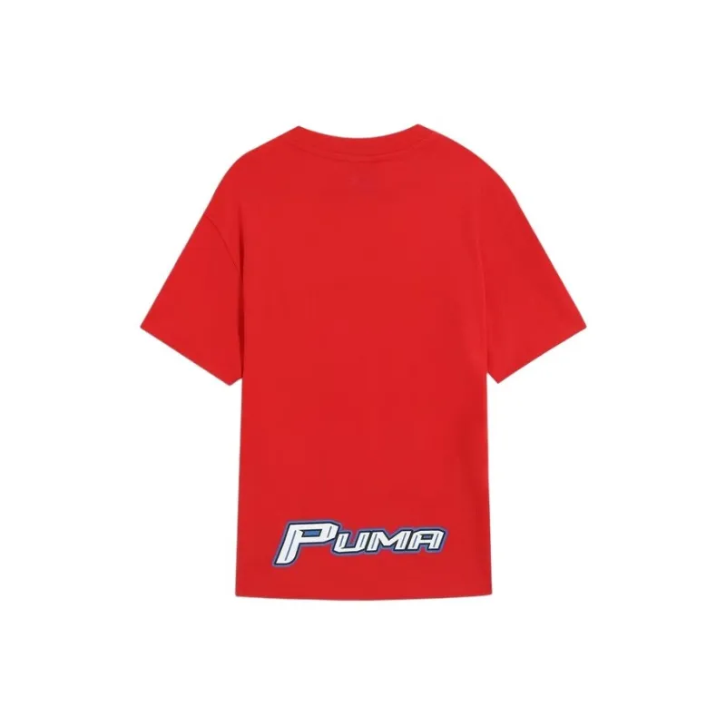 PUMA Moto SS25 T Shirt Men's Red-1