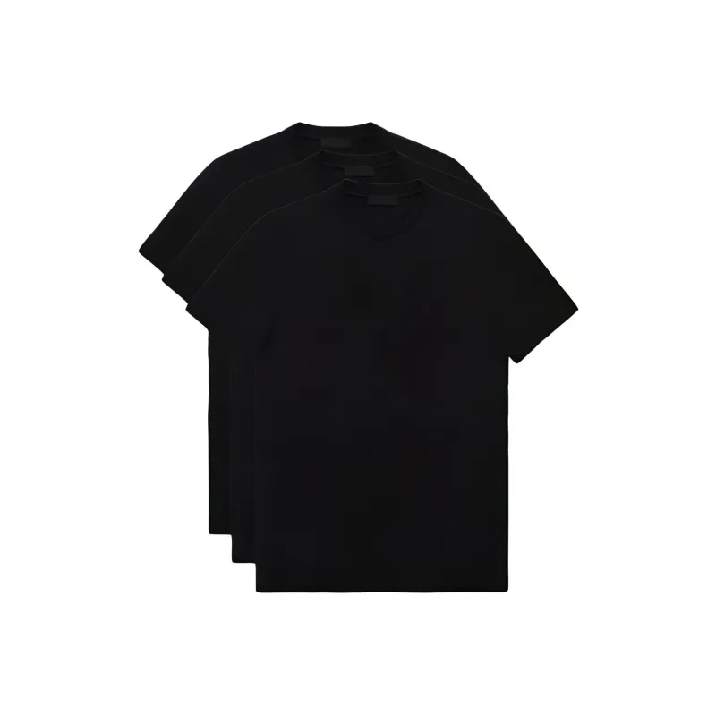 PRADA Short sleeve Cotton T shirt Pack Of Three-0