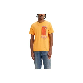 Levis T-Shirts Men Orange