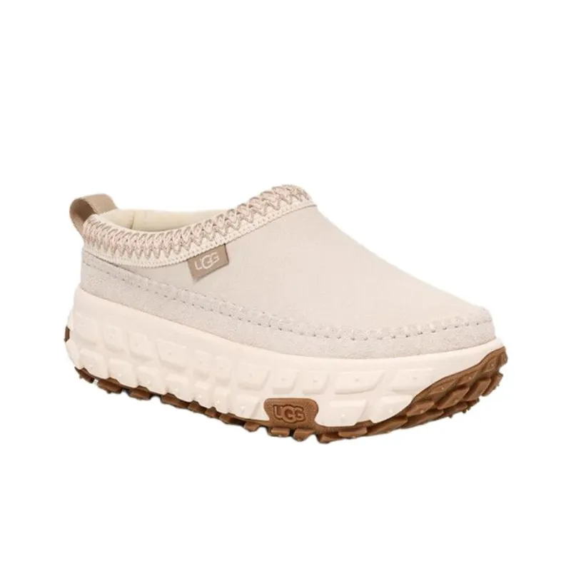 UGG Venture Daze Rubber Sole Abrasion Resistant Wrap toe Slippers Unisex White-3