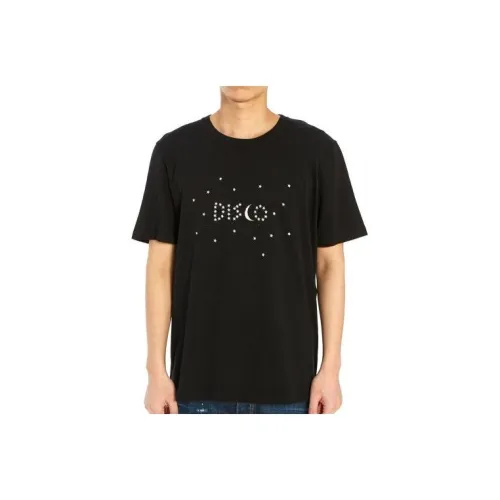 SAINT LAURENT SS23 Drop Shoulder Sleeve T-Shirt Men's Black