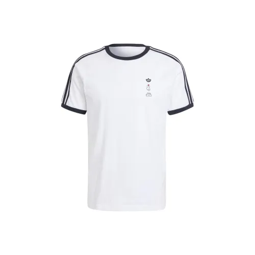 Adidas Originals x MILAOSHU,LIANMINGKUAN Mickey SALOMON Co brand SS24 T Shirt Men's White