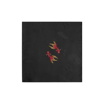 WILLIAM MILTON Mulberry Silk Pocket Towel Men's Black High End Silk Square Scarf Business Casual Accessories Box