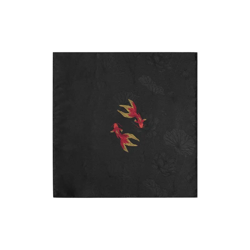 WILLIAM MILTON Mulberry Silk Pocket Towel Men's Black High End Silk Square Scarf Business Casual Accessories Box-0