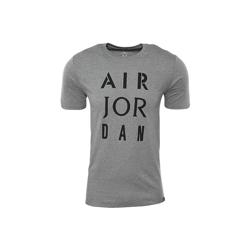 Jordan Air T Shirts Men Gray-0