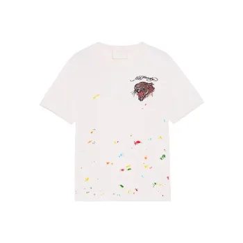 Ed Hardy T Shirts Men Ivory White