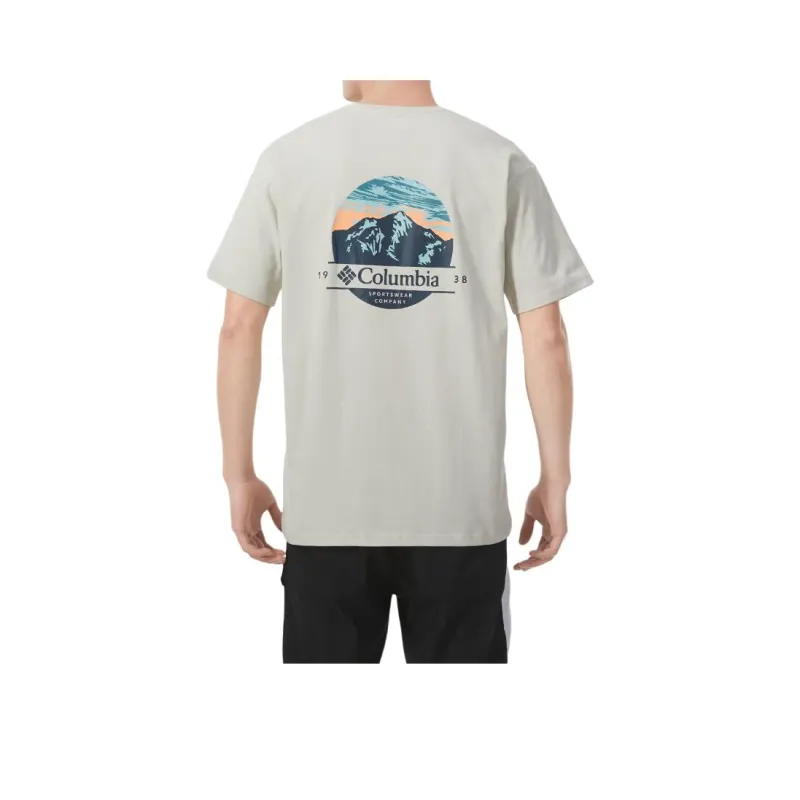 Columbia T Shirt Men's Light Khaki-0