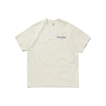 SPORTY & RICH Logo print Cotton T shirt