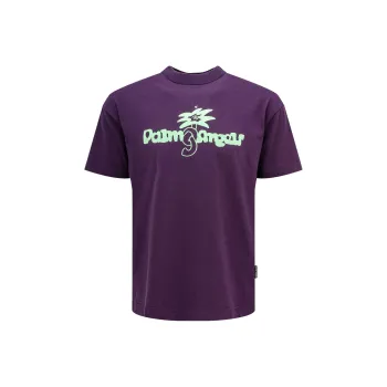 PALM ANGELS Logo-print Organic Cotton T-shirt