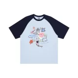Light Blue & Navy Blue