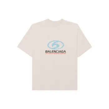 Balenciaga Logo Printed Crewneck T Shirt