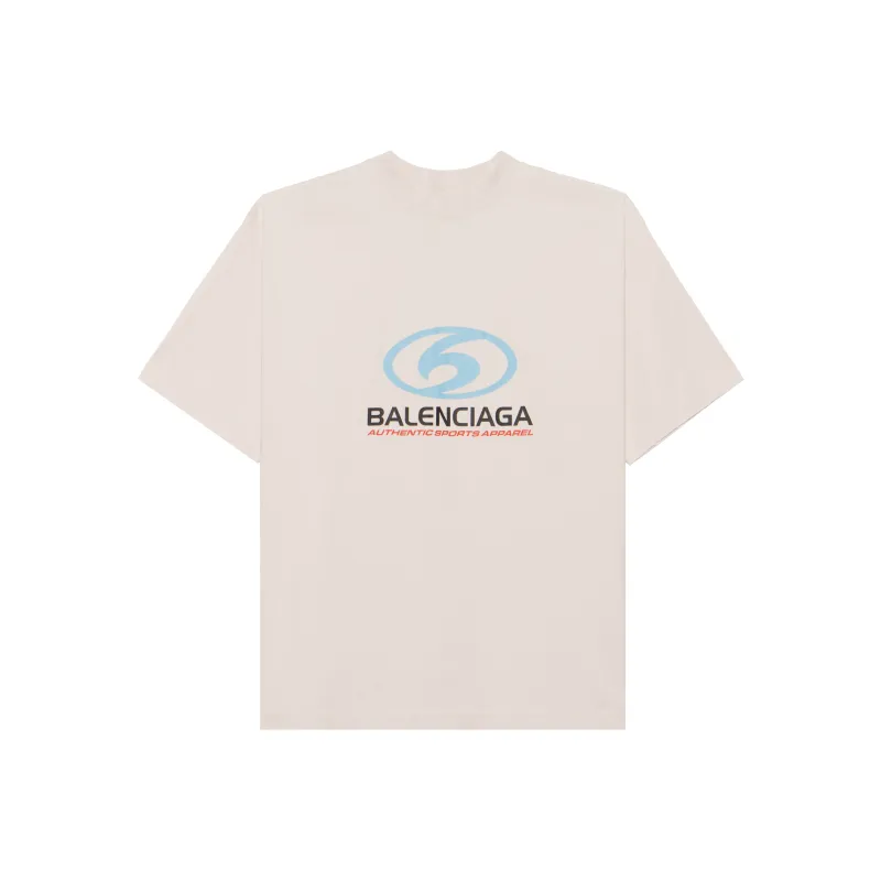 Balenciaga Logo Printed Crewneck T Shirt-0
