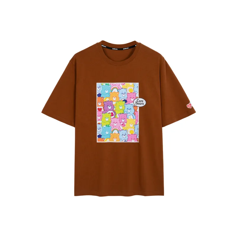 Carebears X AMONSTER T-Shirts Unisex Light Brown-0