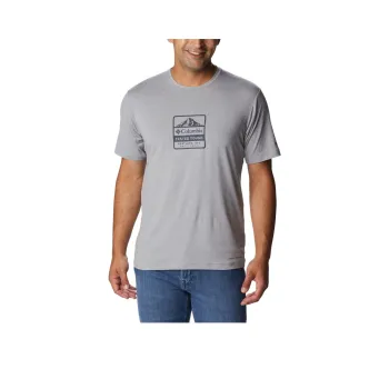 Columbia T-Shirts Men Cool Gray