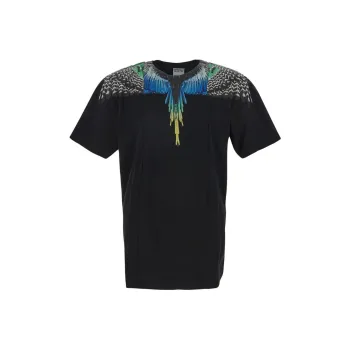 MARCELO BURLON COUNTY OF MILAN Patchwork Wings Cotton T shirt