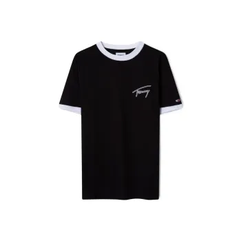 Tommy Hilfiger T Shirts Men Black BDS