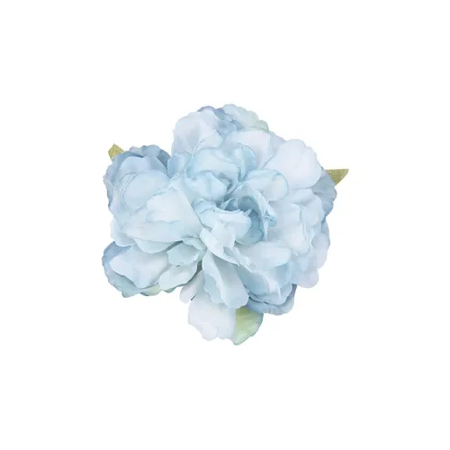 Peach Tea Solid Color Floral Hair Clips Women's